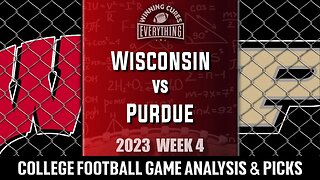 Wisconsin vs Purdue Picks & Prediction Against the Spread 2023 College Football Analysis