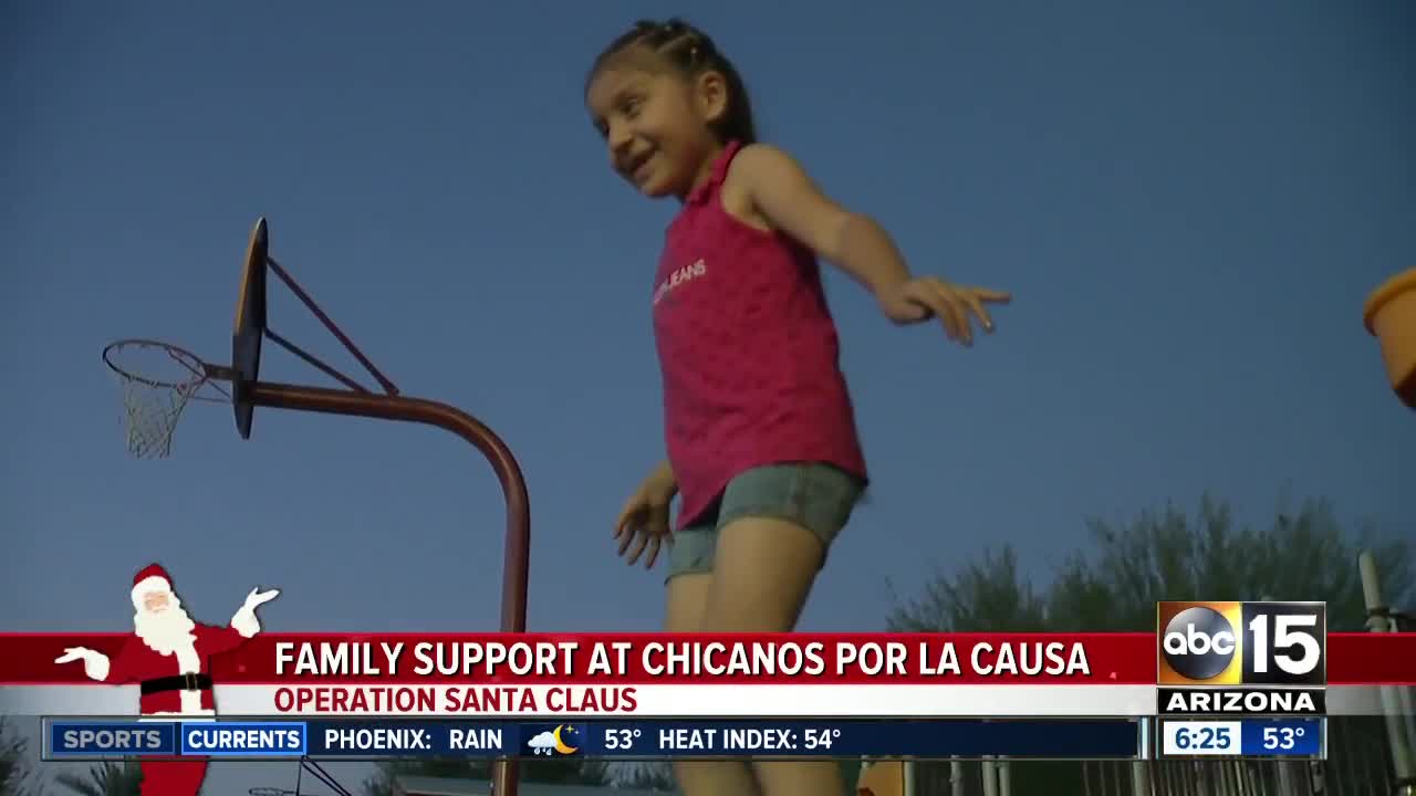 Operation Santa Claus: Family support of Chicanos por la Causa