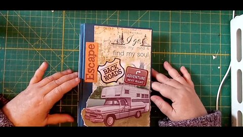 Writing Journal using MixedMediaMinnosota Mid West Woodland