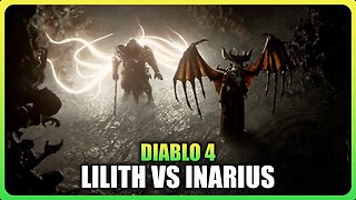 DIABLO 4 - Lilith Vs Inarius Fight (Epic Battle)