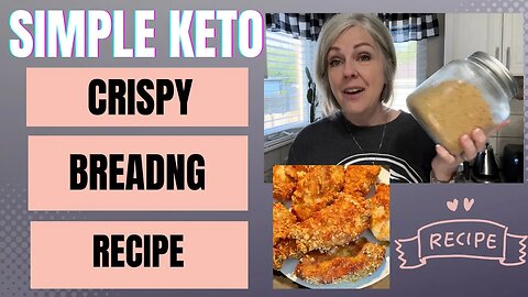 My Crispy Breading Recipe 4 Ingredients @carnivorecrisps Keto Gluten Free Flour