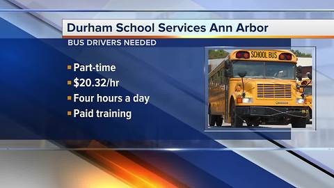 School bus drivers needed in Ann Arbor area