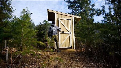 This Outhouse is a work of ART - Building a DummyProof Door
