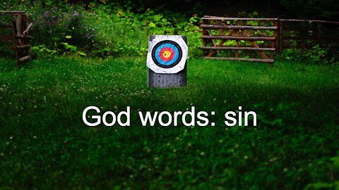 God words: sin