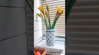 From glass jar to Oriental inspired vase #shorts #diy #diyhomedecor #upcycling #crafts