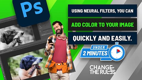 Using Neural Filters, You Can Add Color To Your Image Quickly And Easily.