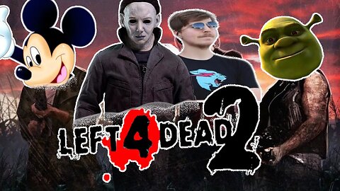 Left 4 Dead 2 Mod Mr Beast, Shrek, Mickey Mouse, FNAF and So Much More!
