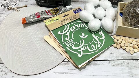 Rustic Farmhouse Egg Display || Using Mostly Dollar Tree Supplies || Just 1 EASY DIY