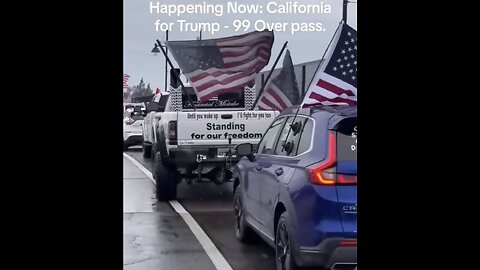 CALIFORNIA❤️🇺🇸🚗 STARTS TO TURN RED🤍🇺🇸🛻IN SUPPORT OF TRUMP🚂💙🇺🇸🚙💫