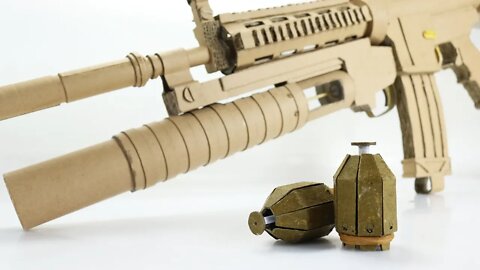 Grenade and Launcher | How to Make Cardboard Gun