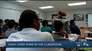 Fight Over Guns In The Classroom
