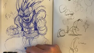 Gotenks and TikTok Livestreams- Art Vlog 80