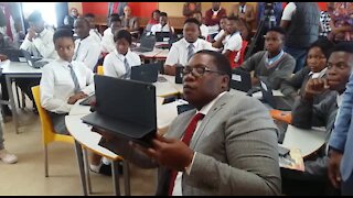 SOUTH AFRICA - Pretoria - Launch of e-Learning Content and Online Assessments Platform (Video) (sd7)