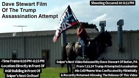 Dave Stewart Film Of The Trump Assassination Attempt