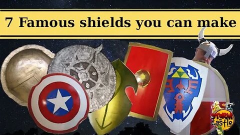 7 Famous Shields you can make for cosplay, costumes, or just for fun