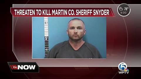 Man accused of threatening to kill Martin Co. Sheriff