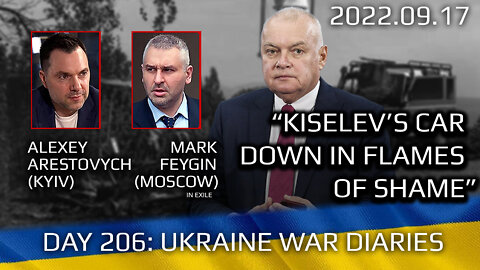 War Day 206: war diaries w/Advisor to Ukraine President, Intel Officer @Alexey Arestovych & #Feygin