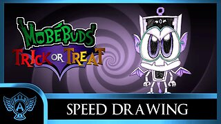 Speed Drawing: MobéBuds Trick or Treat - Psygoile | A.T. Andrei Thomas 2023