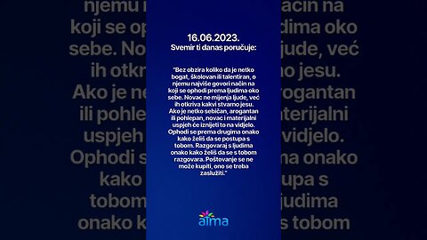 Poruka Svemira 16.06.2023. 💙