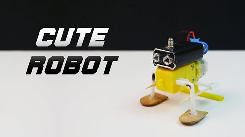 How to Make Walking Cute Robot DIY