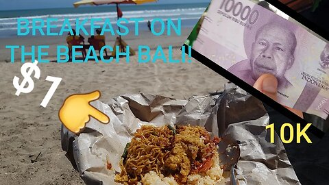 Bali What One Dollar $1 gets you! Budget Local Price #bali #indonesia #legian #travel #streetfood