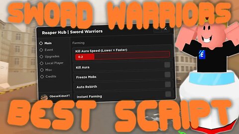 (2023 Pastebin) The *BEST* Sword Warriors Script! Kill Aura, Event Farm, and Much More!