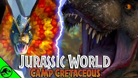 New Jurassic World Netflix Clips and Images Reveal T-Rex Fight, Indominus and Dilophosaur - Season 4