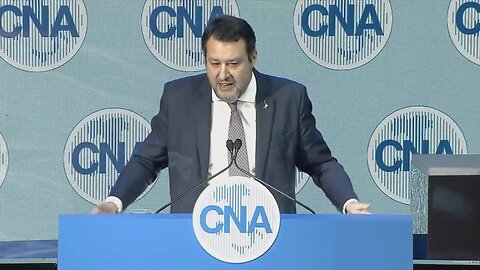 🔴 Intervento del Ministro Matteo Salvini all'Assemblea nazionale CNA Roma (10/11/2023).