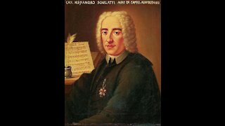 Alessandro Scarlatti (1660-1725), Concerti di flauto (No.12), mvt 2. Fuga, arr. Tennent (AATB)