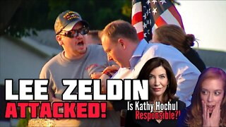 New York Republican for Governor Lee Zeldin ATTACKED! Kathy Hochul Responsible? Chrissie Mayr