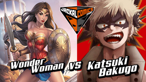 WONDER WOMAN Vs. KATSUKI BAKUGO - Comic Book Battles: Who Would Win In A Fight?