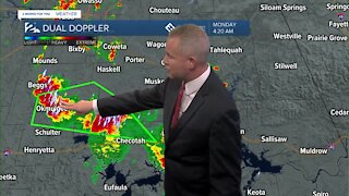 Capturing flash flooding in Okmulgee County