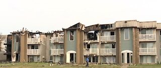 Riverview apartment fire leaves a dozen families homeless