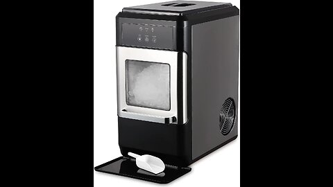 Thereye Countertop Nugget Ice Maker, Top-Loading Pebble Ice Maker Machine, 30lbs Per Day, 2 Way...