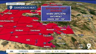 Excessive Heat Warnings through Saturday evening