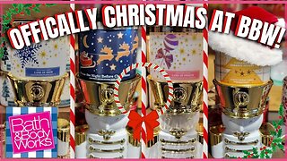 OFFICIALLY CHRISTMAS AT Bath & Bodyworks | So much new Christmas in Stores Now | #bathandbodyworks