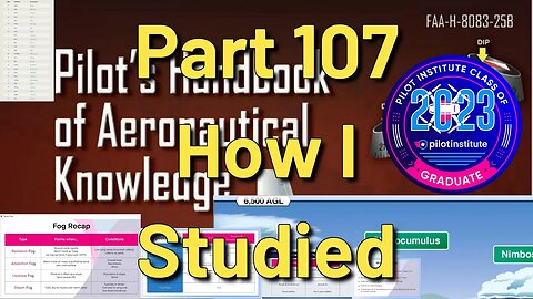 Part 107 How I Studied for the Exam!