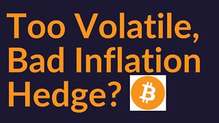 Is Bitcoin Too Volatile and a Bad Inflation Hedge?