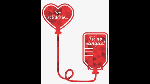 Doe sangue. Donate blood.