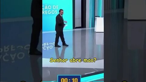 "GLORIA A DEUX"? - Bolsonaro no debate da globo com Lula #shorts