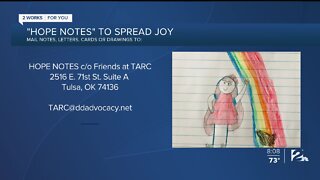 Hope Notes to spread joy for people with developmental disabilities