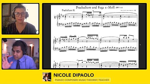 Comparing Bach and Liszt's use of the Lully Schema (feat. Nicole DiPaolo)