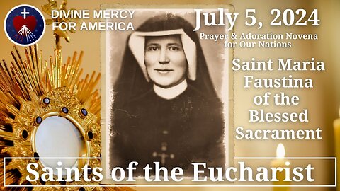 Dave and Joan Maroney - Eucharistic Miracles Series - St Maria Faustina of the Blessed Sacrament