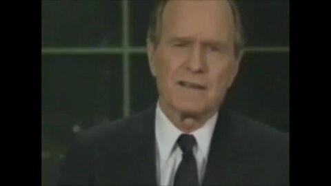 George H W Bush New World Order Speech