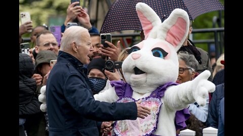 Easter Bunny Telling Biden Where To Go & What To Say