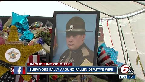 Survivors rally around fallen deputy's wife