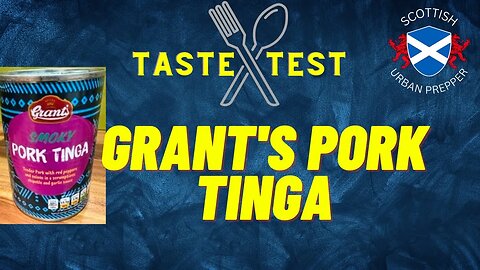 Prepping - Grant's Pork Tinga Pantry Taste Test