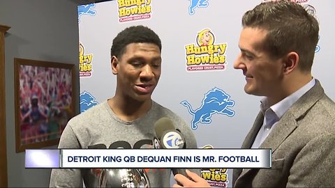 Detroit King QB Dequan Finn wins Mr. Football 2018