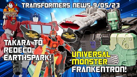 Universal Collab Frankentron Revealed! Takara To Redeco Earthspark Figures!