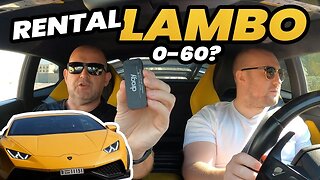 LAUNCHING A LAMBORGHINI RENTAL CAR!